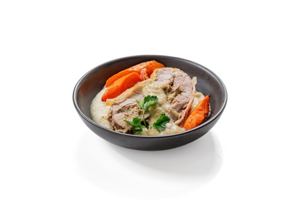 Фото шага рецепта Фаршированная свиная шея с яблочнолуковым соусом 189029 шаг 12  