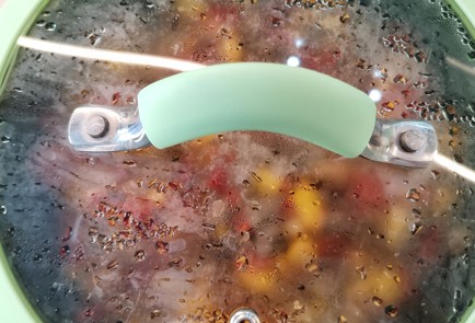 Фото шага рецепта Фаршированные баклажаны с пикантной начинкой 152368 шаг 6  