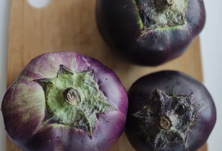 Фото шага рецепта Фаршированные круглые баклажаны 174561 шаг 1  