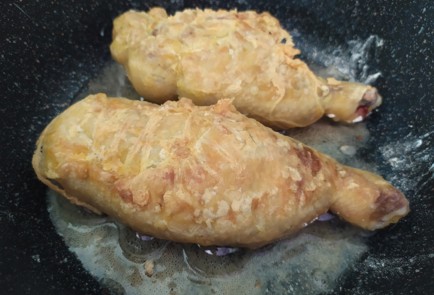 Фото шага рецепта Фаршированные окорочка 190090 шаг 14  