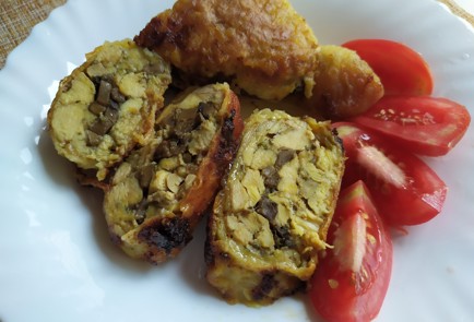 Фото шага рецепта Фаршированные окорочка 190090 шаг 15  