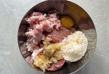 Фото шага рецепта Фаршированные перцы с рисом 189765 шаг 4  