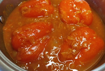 Фото шага рецепта Фаршированные перцы в томатном соусе 189081 шаг 10  