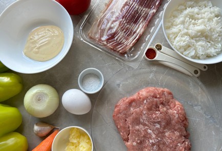 Фото шага рецепта Фаршированные перцы 186562 шаг 1  