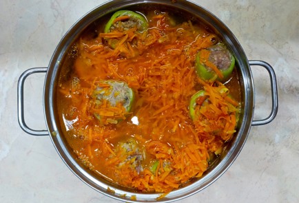 Фото шага рецепта Фаршированные перцы 186969 шаг 13  