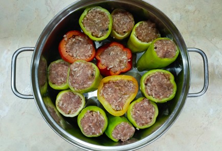 Фото шага рецепта Фаршированные перцы 186969 шаг 8  