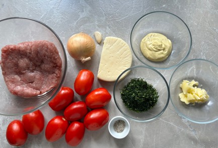 Фото шага рецепта Фаршированные помидоры 187004 шаг 1  