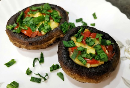 Фото шага рецепта Фаршированные шампиньоны 186389 шаг 11  