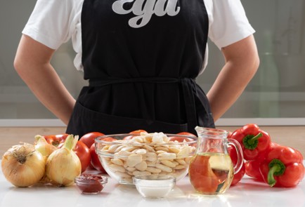 Фото шага рецепта Фасоль с овощами на зиму 174106 шаг 1  