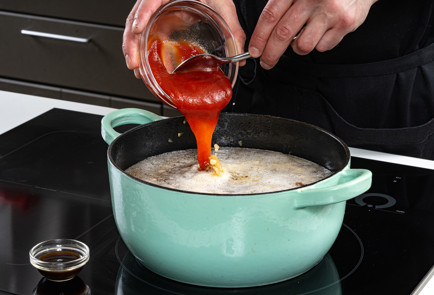 Фото шага рецепта Фасоль в духовке побостонски 191576 шаг 6  