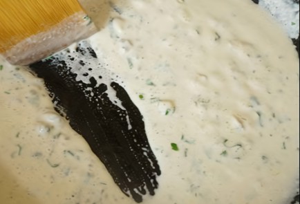 Фото шага рецепта Феттучини с соусом альфредо и креветками 152547 шаг 5  