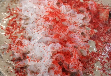 Фото шага рецепта Феттучини ширатаки с печенью 174439 шаг 12  