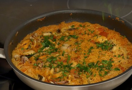 Фото шага рецепта Вермишель поваленсийски фидеуа 136870 шаг 9  