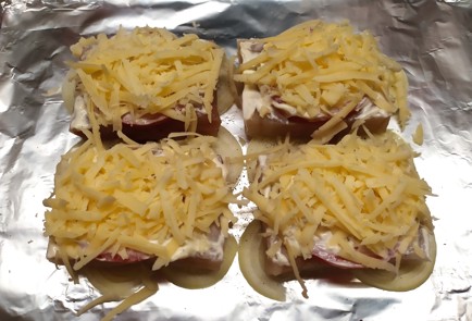 Фото шага рецепта Филе минтая под сыром 189332 шаг 9  