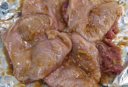 Фото шага рецепта Филе перепела в медовоимбирном маринаде 153095 шаг 6  