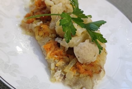 Фото шага рецепта Филе трески с цветной капустой 174540 шаг 11