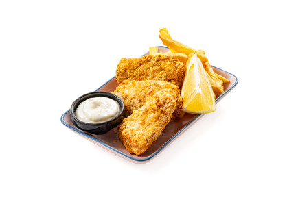 Фото шага рецепта Фишэндчипс из пикши в аэрогриле 189271 шаг 9  
