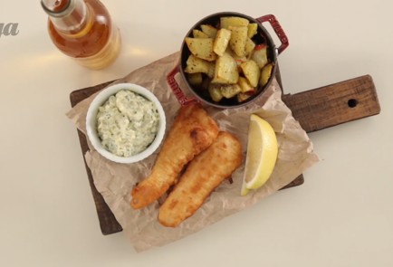 Фото шага рецепта Фишэндчипс с соусом тартар 45992 шаг 4  