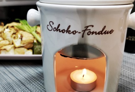 Фото шага рецепта Фондю с сельдереем и обжаренным багетом 152833 шаг 10  