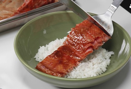 Фото шага рецепта Форель в духовке 175493 шаг 9  