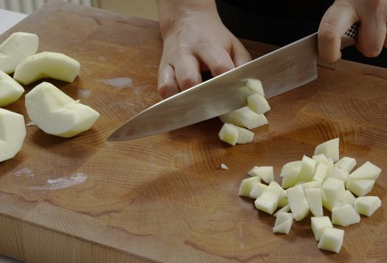 Фото шага рецепта Французские гренки с печеным яблоком 152988 шаг 2  