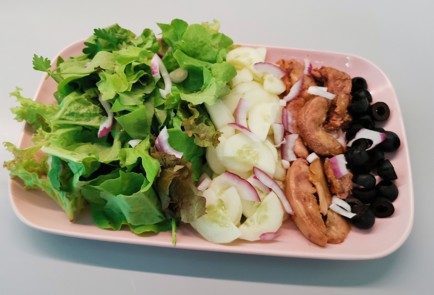 Фото шага рецепта Французский салат с печенью трески 186567 шаг 12  