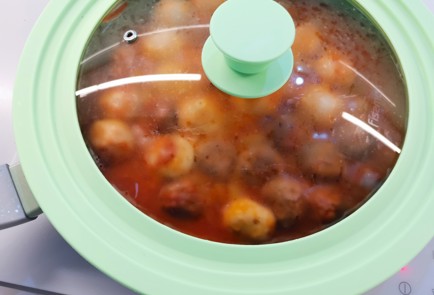 Фото шага рецепта Фрикадельки с овощами 191449 шаг 10  