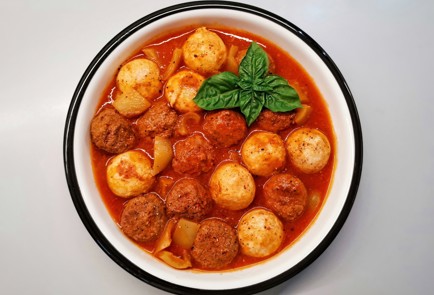 Фото шага рецепта Фрикадельки с овощами 191449 шаг 11  