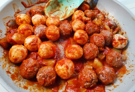 Фото шага рецепта Фрикадельки с овощами 191449 шаг 8  