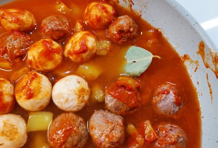 Фото шага рецепта Фрикадельки с овощами 191449 шаг 9  