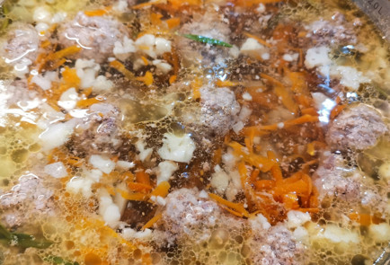 Фото шага рецепта Фрикадельковый суп с цветной капустой 152004 шаг 12  