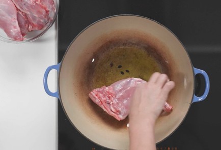 Фото шага рецепта Фрикасе из кролика с оливками 175161 шаг 6  