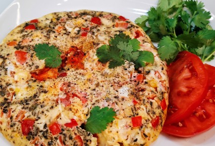 Фото шага рецепта Фриттата на сковороде 175381 шаг 11  