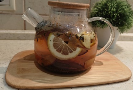 Фото шага рецепта Фруктовый чай 190733 шаг 11  