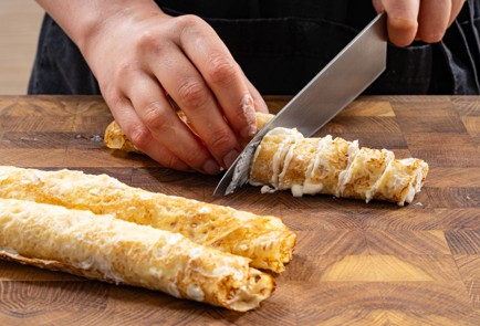 Фото шага рецепта Фруктовый салат с блинами 188335 шаг 9  