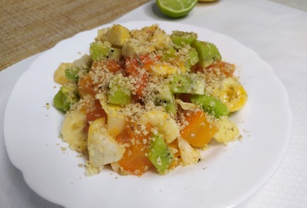 Фото шага рецепта Фруктовый салат с хурмой 190747 шаг 10  