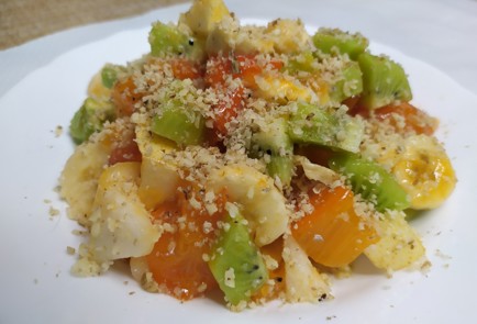 Фото шага рецепта Фруктовый салат с хурмой 190747 шаг 9  