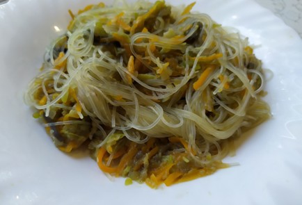 Фото шага рецепта Фунчоза с овощами 189863 шаг 10  