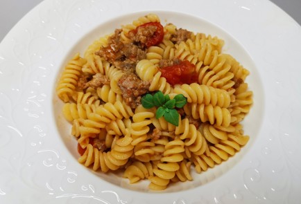 Фото шага рецепта Фузилли с соусом болоньезе 187395 шаг 14  