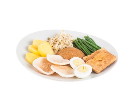 Фото шага рецепта Индонезийский салат гадогадо 114400 шаг 10  