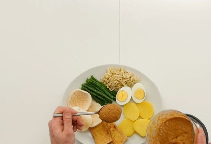 Фото шага рецепта Индонезийский салат гадогадо 114400 шаг 9  