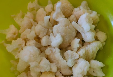 Фото шага рецепта Гарнир из цветной капусты шпината и зеленой фасоли 188838 шаг 2  