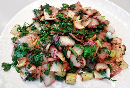 Фото шага рецепта Гарнир из лука с зеленью 186422 шаг 10  