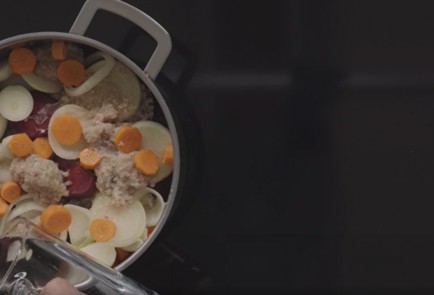 Фото шага рецепта Гефилтефиш с овощами 152071 шаг 12  