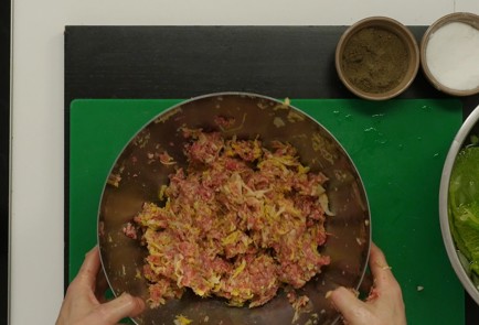 Фото шага рецепта Голубцы из савойской капусты 25210 шаг 4  