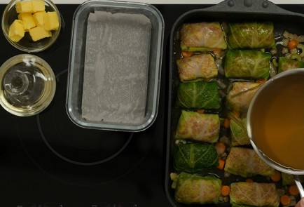 Фото шага рецепта Голубцы из савойской капусты 25210 шаг 5  