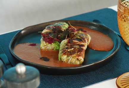 Фото шага рецепта Голубцы с говядиной в греческом стиле 186767 шаг 13  