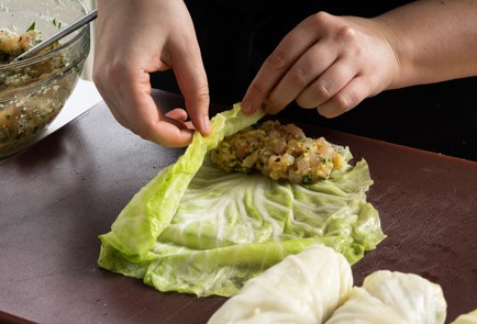 Фото шага рецепта Голубцы с тилапией в духовке 140755 шаг 10  