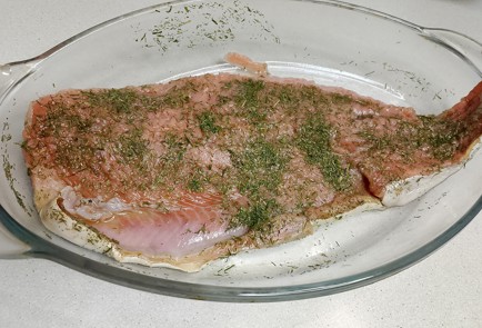 Фото шага рецепта Горбуша слабосоленая подомашнему 191220 шаг 9  