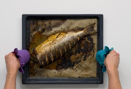 Фото шага рецепта Горбуша в духовке 151619 шаг 8  